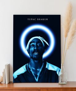 تابلو خواننده ها عکس رپر معروف توپاک شکور tupac