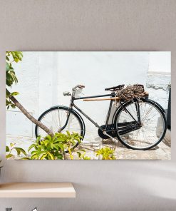 تابلو پذیرایی عکس دوچرخه خسته