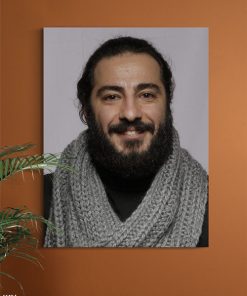تابلو هنرمندان عکس نوید محمدزاده با ریش و موی بلند