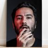 تابلو هنرمندان نوید محمدزاده دست بر چانه
