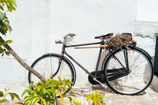 قیمت و خرید تابلو پذیرایی عکس دوچرخه خسته