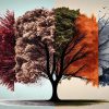 خرید تابلو فانتزی باکیفیت طرح درخت آرزو ها