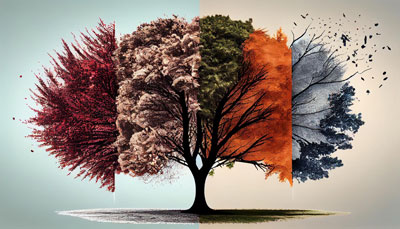 خرید تابلو فانتزی باکیفیت طرح درخت آرزو ها