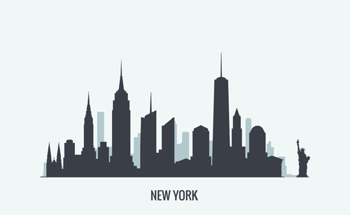 قیمت و خرید تابلو فانتزی تصویر 2 بعدی شهر منهتن نیویورک