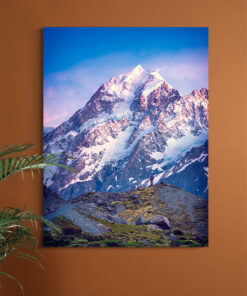 تابلو طبیعت کوه برفی