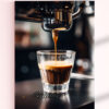 تابلو برای کافه طرح یک شات قهوه