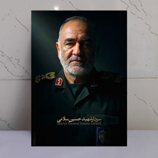 قاب شاسی باکیفیت سردار شهید حسین سلامی طرح روشنایی ملّت