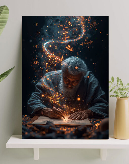 تابلو فانتزی دانشمند ایرانی