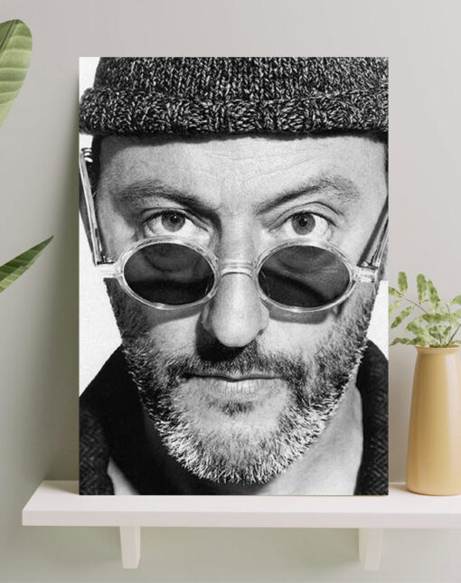 تابلو لئون(ژان رنو) طرح سیاه و سفید