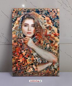 تابلو هنری دختر زیبای ایرانی