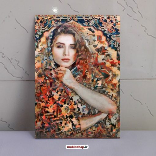 تابلو هنری دختر زیبای ایرانی