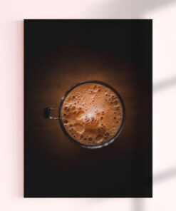 تابلو برای کافه طرح قهوه تلخ یا خوشمزه
