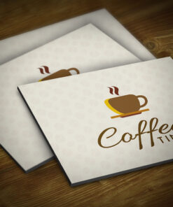 تابلو شاسی مدرن کافه طرح coffee time با چاپ لاستر برای کافه