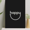 تابلو نوشته happy خوشحال