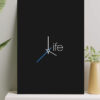 تابلو انگیزشی life و عقربه های ساعت زندگی
