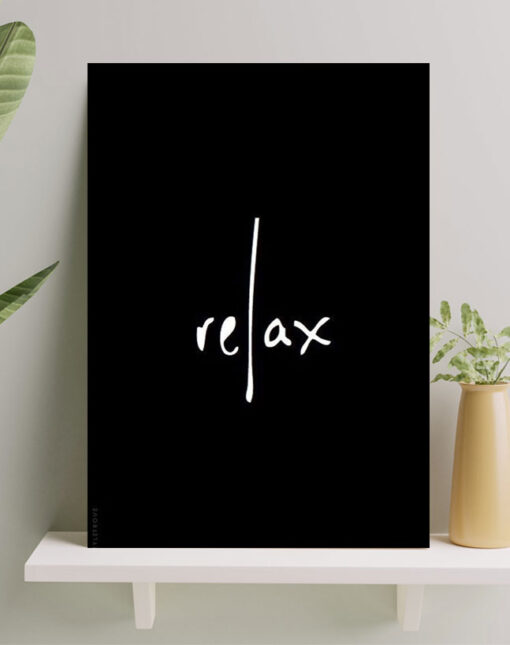 تابلو انگیزشی relax ریلکس