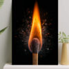 تابلو فانتزی آتش کبریت