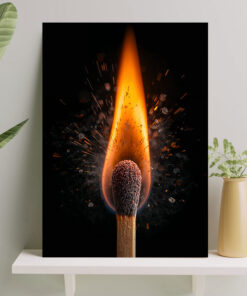 تابلو فانتزی آتش کبریت