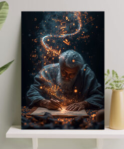 تابلو فانتزی دانشمند ایرانی