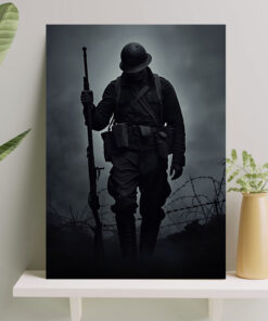 تابلو فانتزی خسته از جنگ