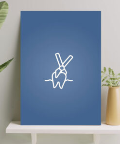 تابلو دندانپزشکی طرح کشیدن دندان