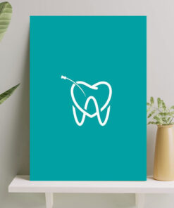 تابلو دندانپزشکی طرح ترمیم دندان