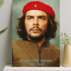 تابلو چه گوارا با کلاه قرمز