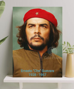 تابلو چه گوارا با کلاه قرمز
