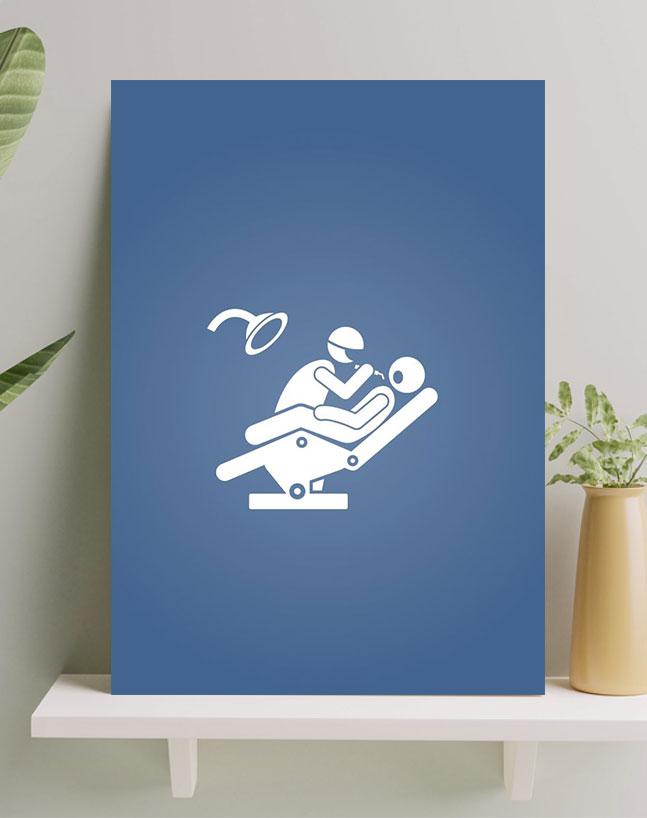 تابلو دکتر دندانپزشک مشغول کار تابلو دکتر دندانپزشک مشغول کار