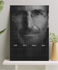 تابلو استیو جابز از تولد تا مرگ