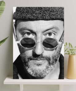 تابلو لئون(ژان رنو) طرح سیاه و سفید