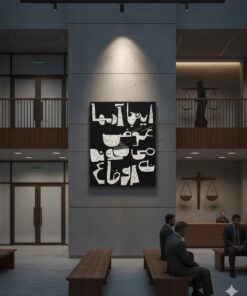 تابلو نوشته اینجا آدمها عوض میشوند نه اوضاع